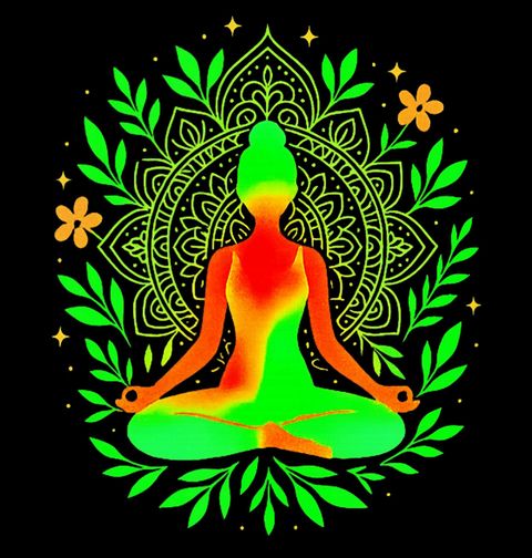 Obrázek produktu Dámské tričko Mandala Meditace
