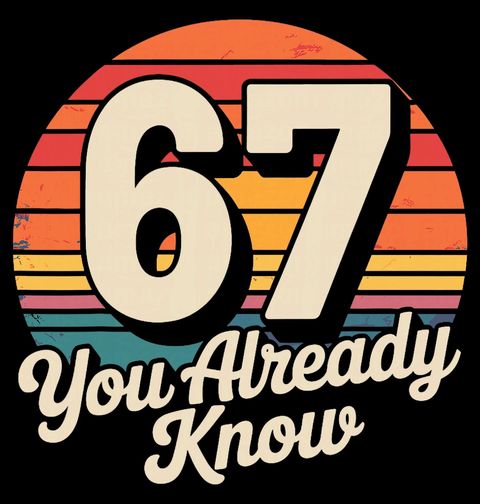 Obrázek produktu Pánská mikina Retro 67 Six Seven You Already Know