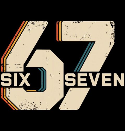 Obrázek produktu Dětské tričko Retro 67 Six Seven