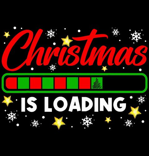 Obrázek produktu Dámské tričko Načítání Vánoc Christmas is loading