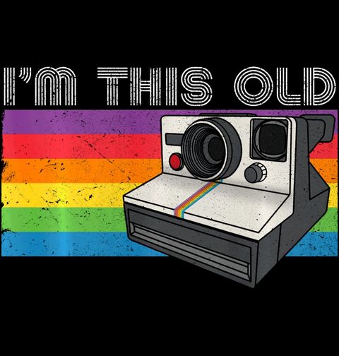 Obrázek produktu Pánské tričko Retro Polaroid I’m this old