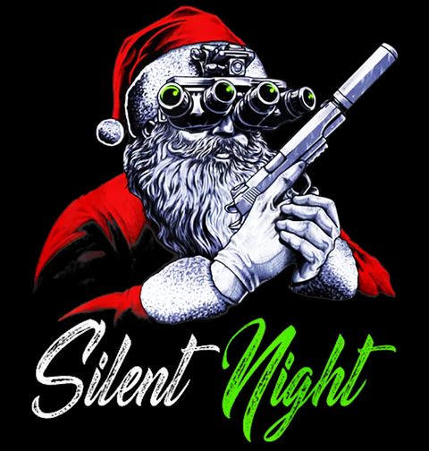 Obrázek produktu Dámské tričko Santa Agent v Utajení Silent Night