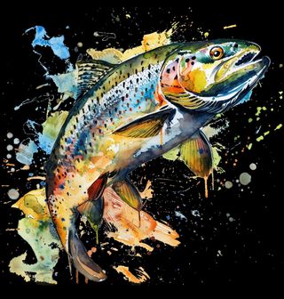 Obrázek 2 produktu Pánské tričko Pstruh duhový Trout