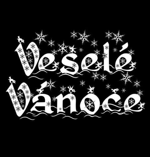 Obrázek produktu Pánské tričko Veselé Zasněžené Vánoce