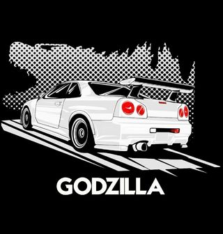 Obrázek 2 produktu Dětské tričko Nissan Skyline Godzilla JDM