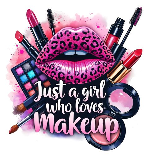 Obrázek produktu Dámské tričko Prostě holka, která miluje make-up