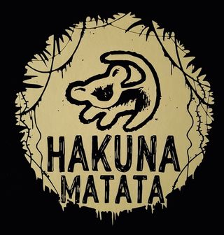 Obrázek 2 produktu Dámské tričko Lví Král Hakuna Matata