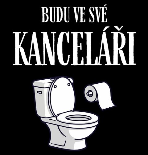Obrázek produktu Dámské tričko WC Budu ve své kanceláři