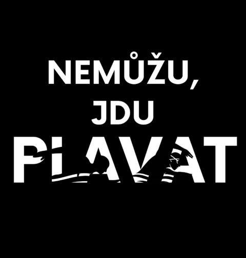Obrázek produktu Pánské tričko Nemůžu, jdu plavat