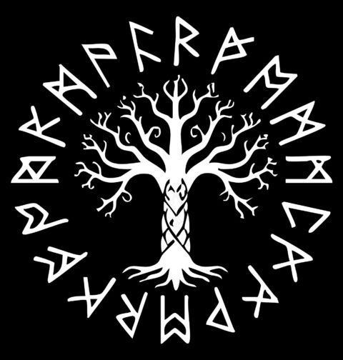 Obrázek produktu Pánské tričko Vikingský strom života Yggdrasil