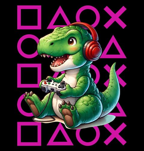 Obrázek produktu Pánská mikina Gaming Dinosarus T-Rex