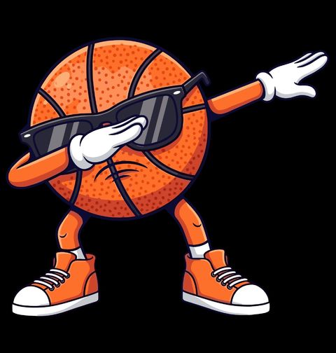 Obrázek produktu Pánské tričko Dabující Basketbalový Míč v Brýlích