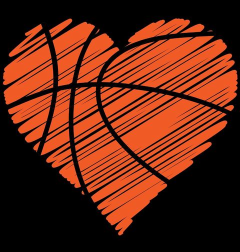 Obrázek produktu Pánské tričko Srdce Basketbalu