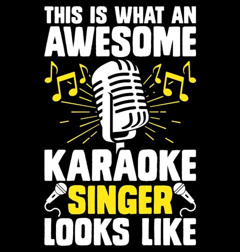 Obrázek produktu Dámské tričko Takhle vypadá úžasný karaoke zpěvák