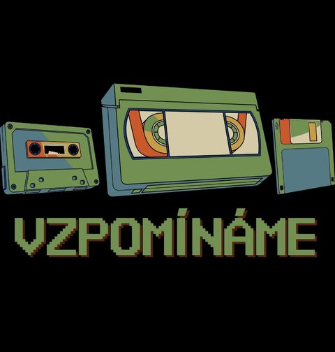 Obrázek produktu Pánské tričko Vzpomínáme Kazeta, VHS a Disketa