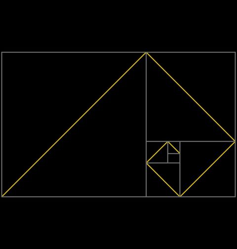 Obrázek produktu Pánské tričko Zlatý Řez Golden Ratio