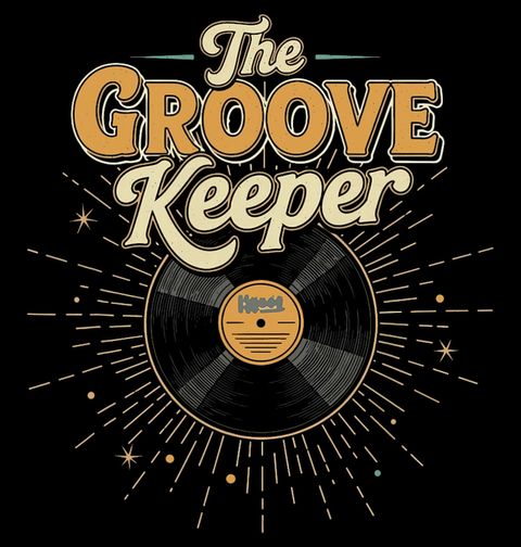 Obrázek produktu Pánská mikina Retro Vinyl The Groove Keeper