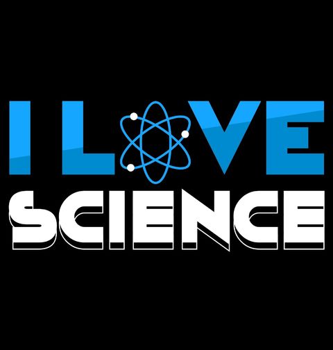 Obrázek produktu Dámské tričko Miluji vědu I Love Science