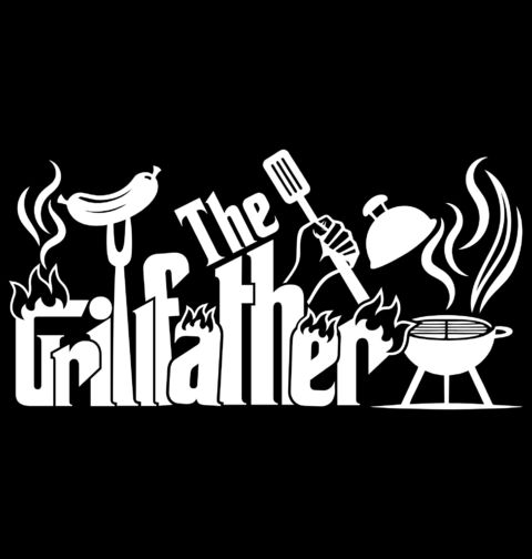 Obrázek produktu Pánské tričko Kmotr Grilování The Grilfather