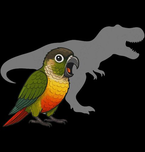 Obrázek produktu Dámské tričko Papoušek s Duší Dinosaura