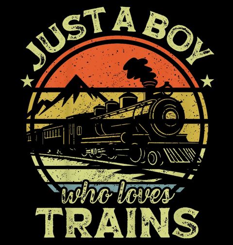 Obrázek produktu Pánské tričko Prostě kluk, který miluje vlaky This Boy Loves Trains