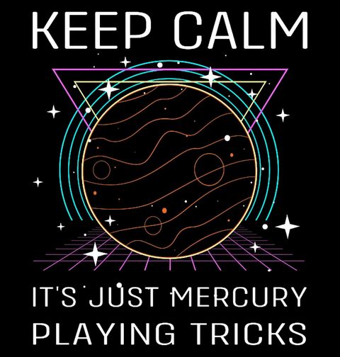 Obrázek produktu Pánské tričko Buď v Klidu To Je Jen Merkur Keep Calm