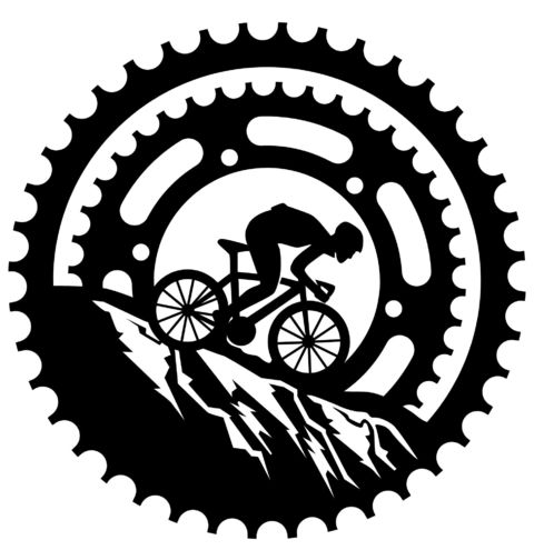 Obrázek produktu Dámské tričko Cyklista na Horském Kole MTB