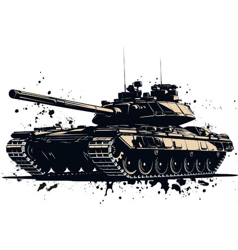 Obrázek produktu Pánské tričko Armádní Bojový Tank