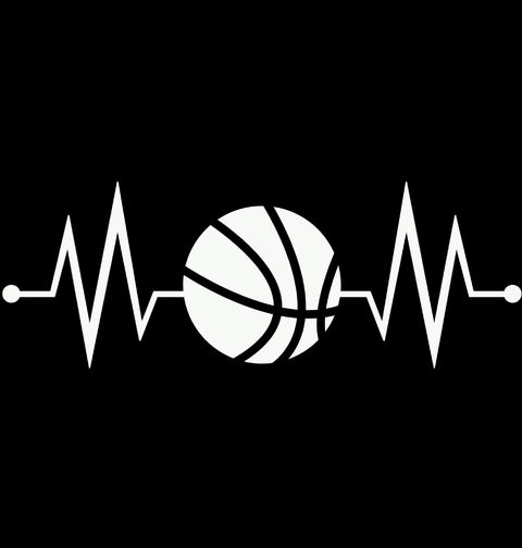 Obrázek produktu Pánská mikina Kardiogram Basketbalu