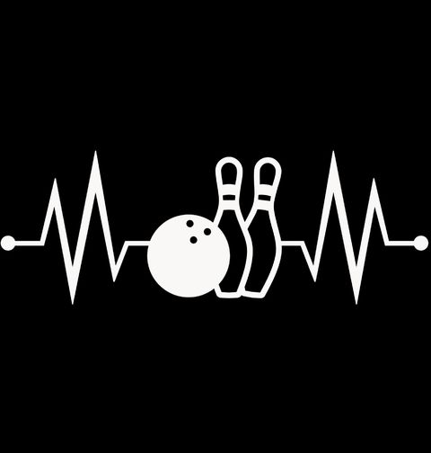 Obrázek produktu Pánská mikina Kardiogram Bowlingu