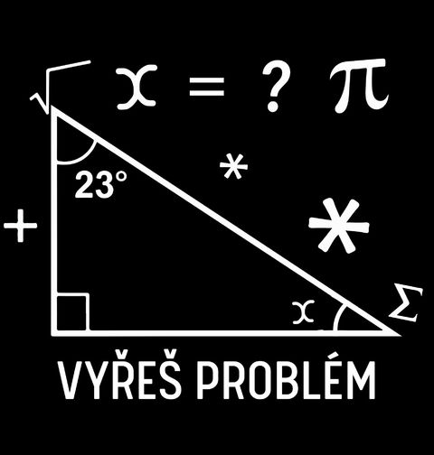 Obrázek produktu Dětské tričko Vyřeš Matematický Problém