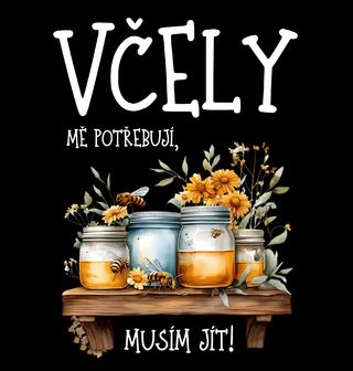 Obrázek 2 produktu Pánské tričko Včely mě potřebují, musím jít!