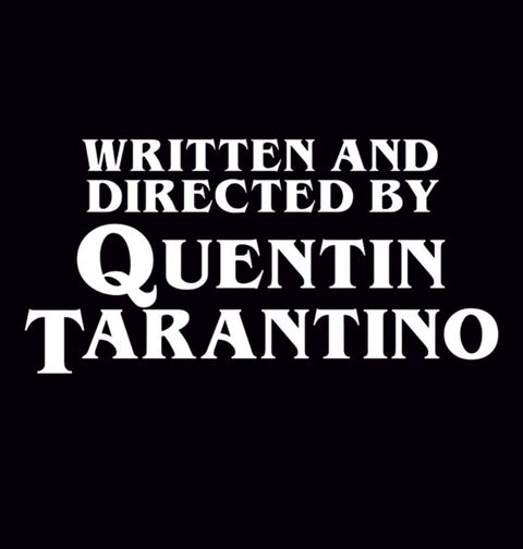 Obrázek produktu Pánské tričko Written and Directed by Quentin Tarantino