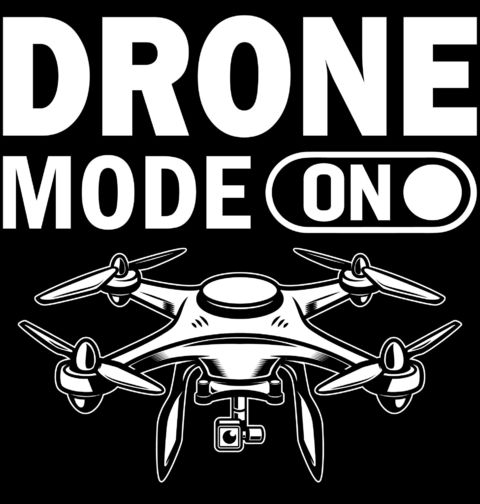 Obrázek produktu Pánská mikina Dron Připraven Drone Mode ON