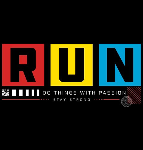 Obrázek produktu Pánské tričko Dělej věci s vášní RUN Do Things with Passion