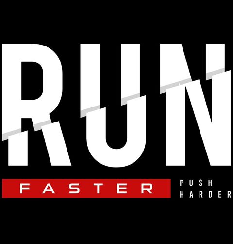 Obrázek produktu Dámské tričko Run Faster Push Harder