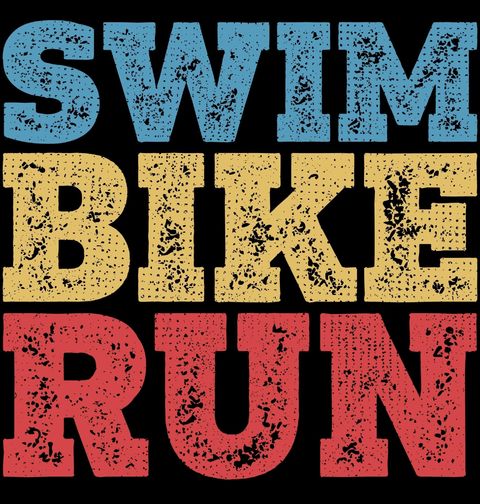 Obrázek produktu Dámské tričko Triatlon Plavání Kolo Běh Swim Bike Run