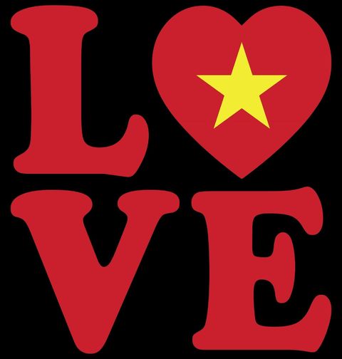 Obrázek produktu Pánské tričko Láska k Vietnamu LOVE