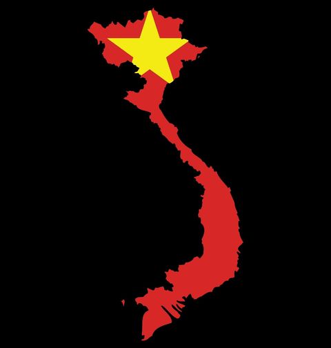 Obrázek produktu Pánské tričko Mapa Vietnamu
