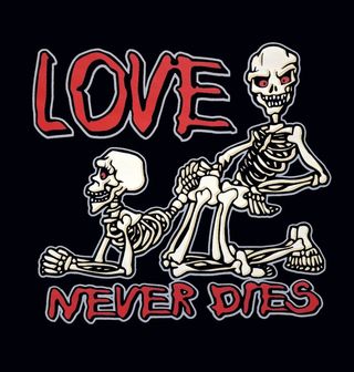 Obrázek 2 produktu Pánské tričko Love Never Dies Skeleton Love Láska Neumírá Kostlivci 