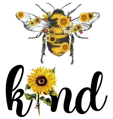 Obrázek produktu Pánské tričko Včela mezi Slunečnicemi Bee Kind