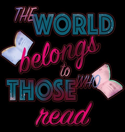 Obrázek produktu Dámské tričko Svět patří těm, kdo čtou The world belongs to those who read