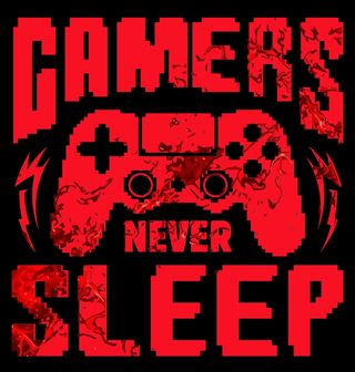 Obrázek 2 produktu Pánské tričko Hráči nikdy nespí Gamers Never Sleep