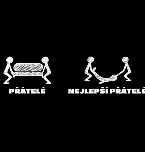 Obrázek produktu Pánská mikina Přátelé vs. Nejlepší Přátelé
