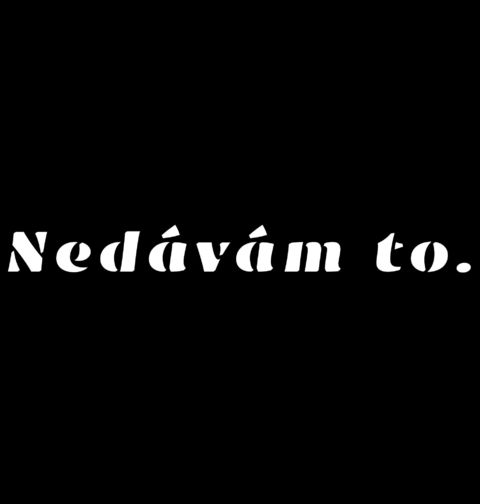 Obrázek produktu Dětské tričko Nedávám to.