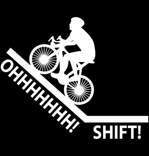 Obrázek produktu Dámské tričko Měl jsem přeřadit OHHHH! SHIFT!