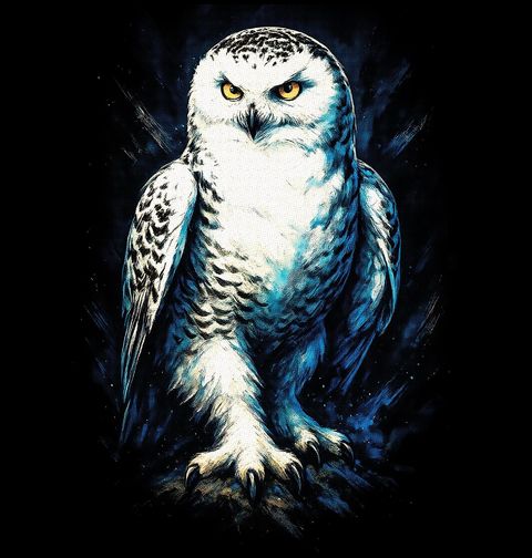 Obrázek produktu Pánské tričko Sovice sněžní Snowy owl