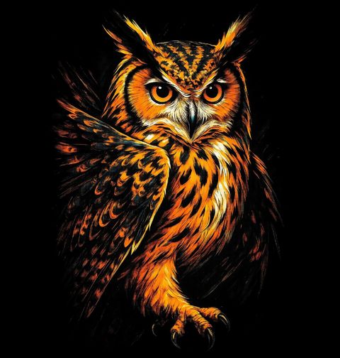 Obrázek produktu Pánská mikina Výr velký Bubo bubo