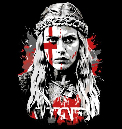Obrázek produktu Dětské tričko Vikingská Bojovnice