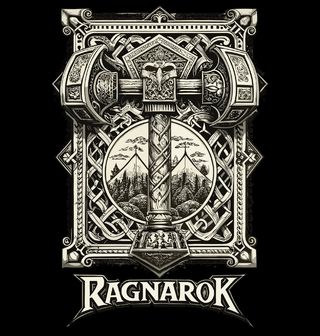 Obrázek 2 produktu Pánské tričko Osud Bohů Ragnarök